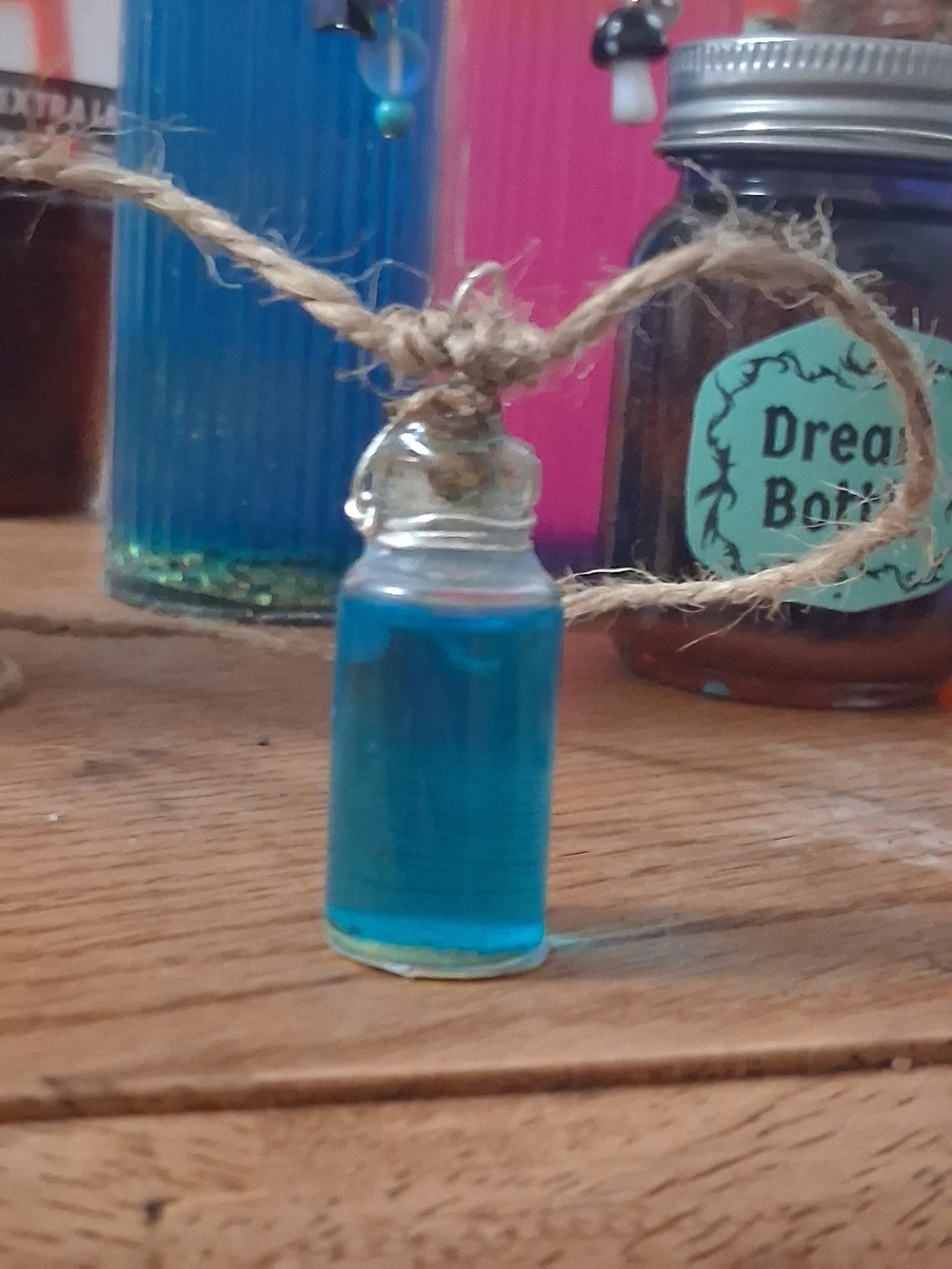 Handmade Kids Dream Bottle Fidget Necklace - Picture 10 of 10